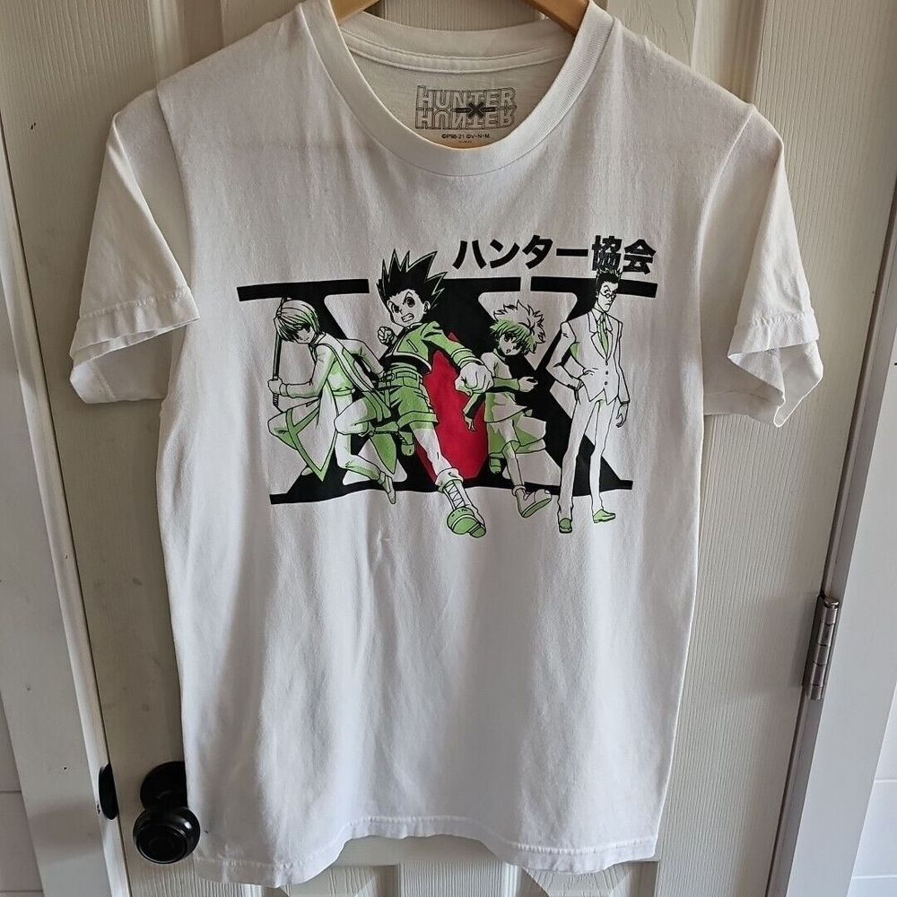 Hunter X Hunter Characters Men's Size S White Anime Official Graphic T Shirt